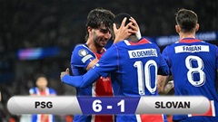Kết quả PSG 6-1 Slovan Bratislava: Nhà vua ra oai