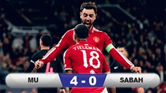 Kết quả MU 4-0 Sabah: Sức mạnh Quỷ đỏ