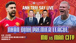 Trực tuyến trước trận MU vs Man City