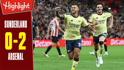 Sunderland vs Arsenal: 0-2