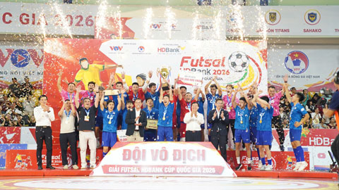 Đánh bại Sahako, Thái Sơn Bắc 3 lần liên tiếp vô địch futsal Cúp quốc gia