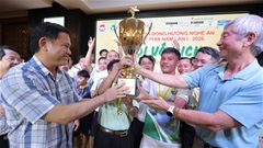 Thanh Chương đăng quang Giải bóng đá Đồng hương Nghệ An khu vực phía Nam