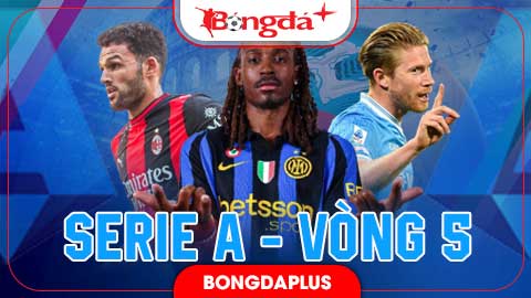 Lịch thi đấu vòng 5 Serie A 2026/27 trực tiếp ở đâu, kênh nào?
