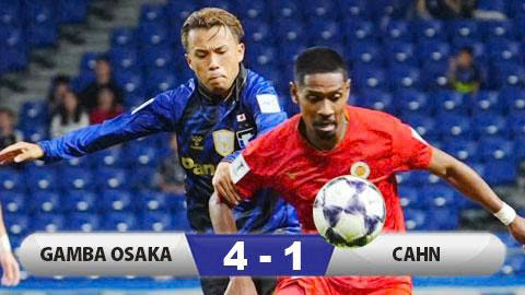 Kết quả Gamba Osaka 4-1 CAHN: Đình Bắc sửa sai cho Văn Hậu, đội khách vẫn thua đậm