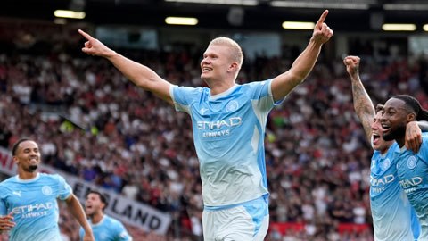 Haaland không chỉ săn bàn, đã thành thủ lĩnh Man City