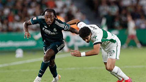 Diomande ghi dấu ấn trong màu áo Real Madrid