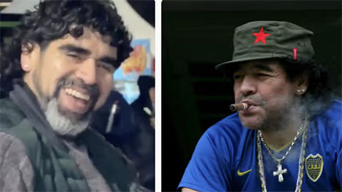 Bản sao của Maradona khiến fan xôn xao