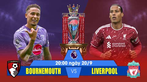 Bournemouth vs Liverpool: Iraola trở lại Vitality trong thế khó