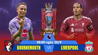 Bournemouth vs Liverpool: Iraola trở lại Vitality trong thế khó