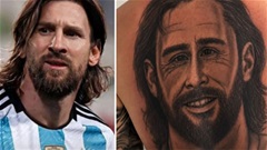 Fan xăm hình Messi ra... Nicolas Cage