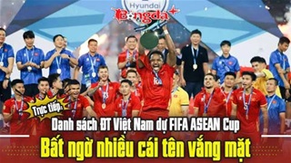 Trực tiếp: Danh sách ĐT Việt Nam dự FIFA ASEAN Cup - Adou Minh, WIlliams Lee lên, Văn Hậu vắng