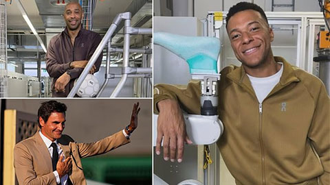 Mbappe bỏ Nike để bắt tay với Roger Federer và Thierry Henry