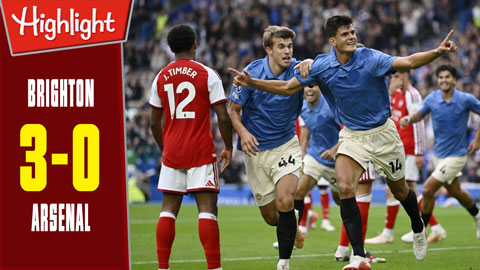 Brighton vs Arsenal: 3-0