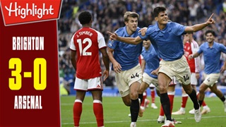 Brighton vs Arsenal: 3-0