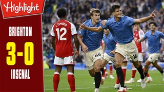 Highlight Brighton vs Arsenal: 3-0 (Vòng 5 Ngoại hạng Anh 2025/27)