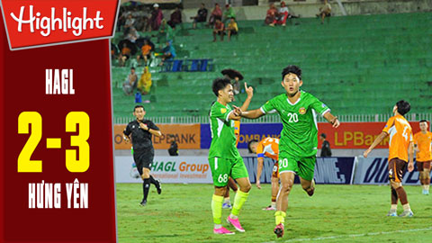 HAGL vs Hưng Yên: 2-3