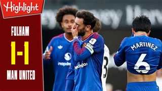 Fulham vs MU: 1-1
