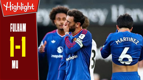 Fulham vs MU: 1-1