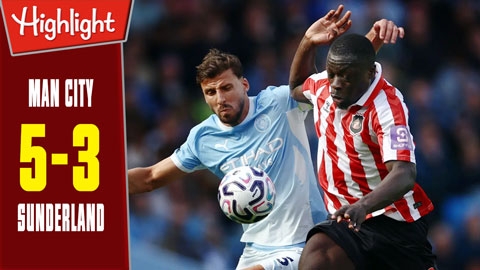 Man City vs Sunderland: 5-3