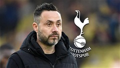 Tottenham định đoạt tương lai HLV De Zerbi