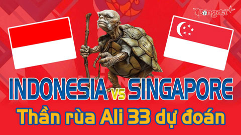 Dự đoán tỷ số Indonesia vs Singapore: Thần Rùa Ali 33 chọn đội nào?