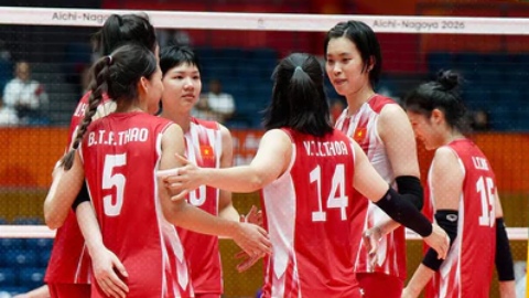 ASIAD 2026: Bóng chuyền nữ Việt Nam đổi giờ đấu vì sự cố xe di chuyển