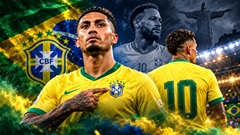 Raphinha quá xứng khoác áo số 10 của Brazil