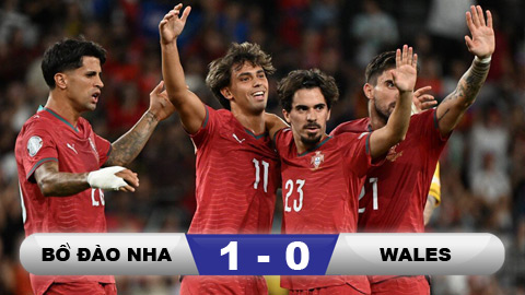 Kết quả Bồ Đào Nha 1-0 Xứ Wales: 3 điểm nhọc nhằn