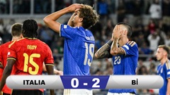 Kết quả Italia 0-2 Bỉ: Mancini nhận trái đắng ngày trở lại