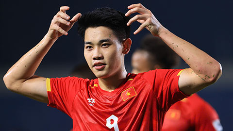 Màn ăn mừng của Đình Bắc ở FIFA ASEAN Cup 2026 gây sốt