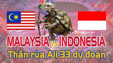 Dự đoán tỷ số Malaysia vs Indonesia: Thần Rùa Ali 33 chọn đội nào?
