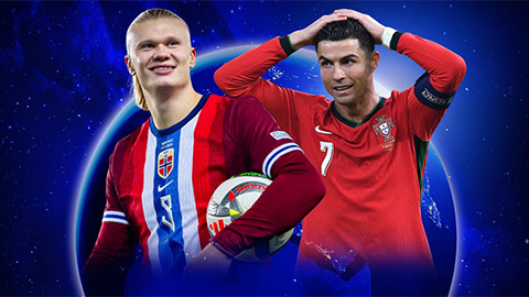 Na Uy vs Bồ Đào Nha: Haaland lần đầu chạm trán Ronaldo