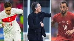 Thổ Nhĩ Kỳ của Montella chơi thế nào khi vắng Calhanoglu và Yildiz?