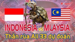 Dự đoán tỷ số Indonesia vs Malaysia Thần Rùa Ali 33 chọn đội nào?