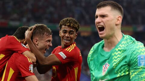 Tây Ban Nha vs Croatia: Livakovic trở lại Sanchez Pizjuan để ngăn cản Lamine Yamal
