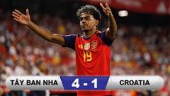 Kết quả Tây Ban Nha 4-1 Croatia: Đỉnh cao Lamine Yamal