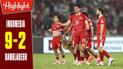Indonesia vs Bangladesh: 9-2