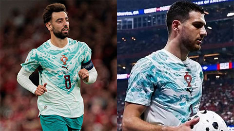 Bruno Fernandes và Dalot đá thế nào trong trận Bồ Đào Nha thắng Đan Mạch?