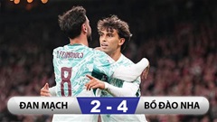 Kết quả Đan Mạch 2-4 Bồ Đào Nha: Thắng đậm ngày vắng Ronaldo