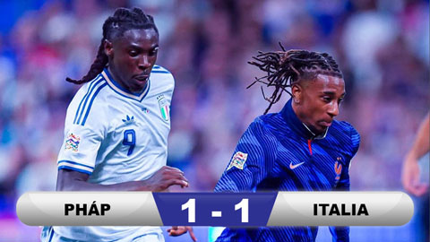 Kết quả Pháp 1-1 Italia: Zidane đứt mạch thắng