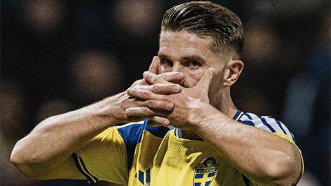 Gyokeres lại lập kỷ lục Nations League