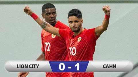 Kết quả Lion City 0-1 CAHN: Đẳng cấp của nhà vua V.League 