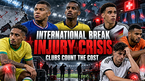 Đội hình sao chấn thương sau FIFA Days: Mbappe, Haaland, Isak góp mặt