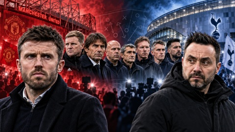 Top 7 HLV có thể thay thế Carrick và De Zerbi: Conte giải cứu MU, Howe tái thiết Tottenham?
