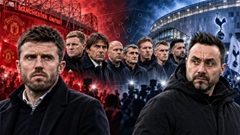 Top 7 HLV có thể thay thế Carrick và De Zerbi: Conte giải cứu MU, Howe tái thiết Tottenham?