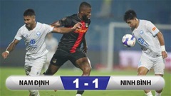 Kết quả Nam Định 1-1 Ninh Bình: Vắng Xuân Son, Nam Định chật vật hòa Ninh Bình