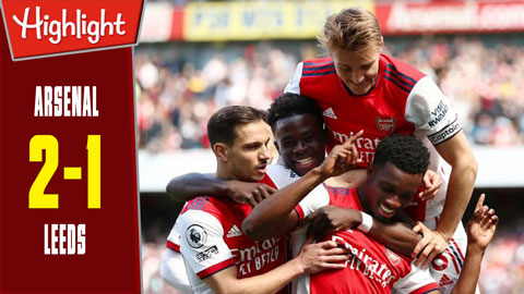 Arsenal vs Leeds: 2-1