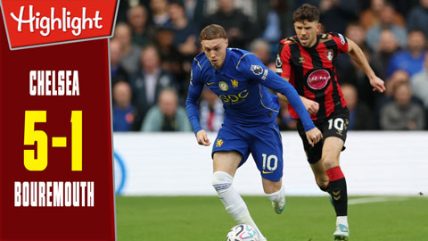 Chelsea vs Bournemouth: 5-1