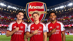 Tin bóng đá tối 12/10: Arsenal đàm phán 3 ngôi sao trị giá 240 triệu euro