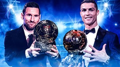 Ronaldo tạm dẫn Messi trong cuộc bình chọn QBV vĩ đại nhất mọi thời đại